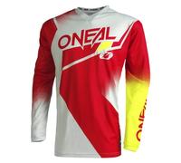Oneal Element Racewear V.22 Maillot de Motocross, rojo-amarillo, tamaño L para Hombres
