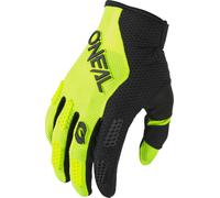 Oneal Element Racewear Guantes de motocross, negro-amarillo, tamaño 2XL para Hombres