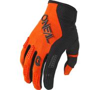 Oneal Element Racewear Guantes de motocross, negro-naranja, tamaño S para Hombres