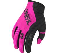 Oneal Element Racewear Guantes de motocross para mujer, negro-rosa, tamaño 2XL