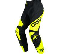 Oneal Element Racewear Pantalones de motocross, negro-amarillo, tamaño 28