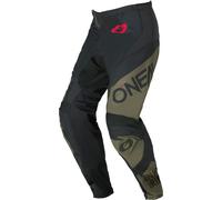Oneal ELEMENT RACEWEAR Pantalones de motocross, negro-verde, tamaño 34 para Hombres