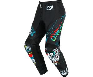 Oneal Element Rancid Pantalones de motocross negros/multicolores, negro-multicolor, tamaño 34 para Hombres