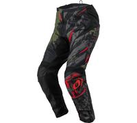 Oneal Element Ride Pantalones de Motocross, negro-verde, tamaño 28 para Hombres