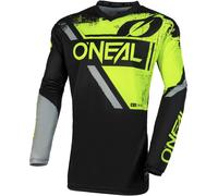 Oneal Element Shocker Maillot de Motocross, negro/amarillo, Talla S