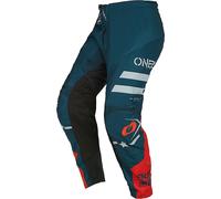Oneal Element Squadron V.22 Pantalones de Motocross, Azul/Rojo, Talla 30