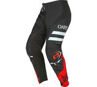 Oneal Element Squadron V.22 Pantalones de Motocross, negro/gris/rojo, Talla 28
