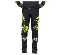 O'NEAL Element Static Pantalones Cross Negro/Amarillo 30 hombres