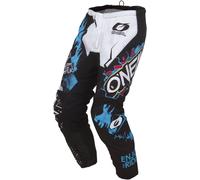 Oneal Element Villain Youth Pantalones de Motocross Juvenil, Blanco, Talla 26