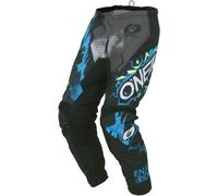 Oneal Element Villain Youth Pantalones de Motocross Juvenil, gris, tamaño XL