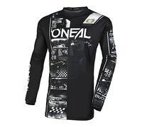 O'NEAL Element Youth Jersey Attack V23 Camisa, Negro/Blanco, XL para Niños