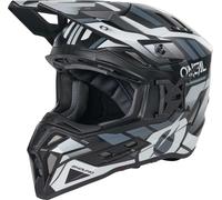 Oneal EX-SRS DUST Casco de motocross, negro/gris, Talla M (57/58)