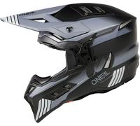 Oneal EX-SRS Hitch Casco de motocross, negro-gris, tamaño L para Hombres