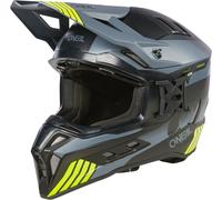 Oneal EX-SRS Hitch Casco de motocross, negro-amarillo, tamaño 2XL para Hombres