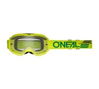 O'NEAL | Gafa Bicicleta y Motocross | MX MTB DH FR | Lente resistente a los arañazos con revestimiento antivaho, 100% protección UV | Gafa B-10 Solid V.24 | Unisex | Amarillo fluorescente | Una talla
