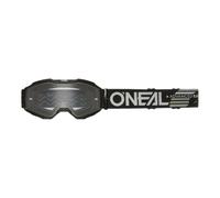 O'NEAL | Gafa Bicicleta y Motocross | MX MTB DH FR | Lente resistente a los arañazos con revestimiento antivaho, 100% protección UV | Gafa B-10 Solid Youth V.24 | Unisex | Negra | Una talla