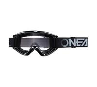 O'Neal Gafas de Motocross B-Zero Goggle V.22, Negro, 6030-31