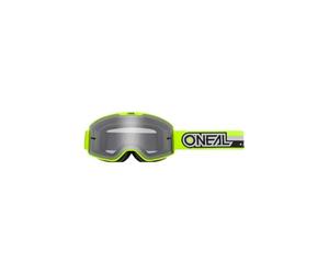 O'Neal | Gafas de Motocross | MX MTB DH FR Downhill Freeride | Correa ajustable, comodidad óptima, ventilación perfecta | Gafas B-20 | Mujeres | Amarillo Neón Negro Gris claro | Talla Única