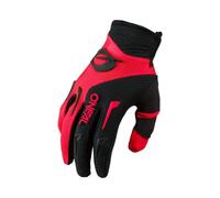 O'NEAL | Guantes de Bici y Motocross | MX MTB DH FR Downhill Freeride | Materiales duraderos y Flexibles, Palma ventilada | Guante Element | Hombre | Negro Rojo | Talla L