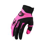 O'NEAL | Guantes de Ciclismo & Guantes de Motocross | MX MTB DH FR Downhill Freeride | Materiales duraderos y Flexibles, Palma ventilada | Guantes de Elementos | Mujeres | Rosa Negro | Talla L