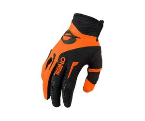 O'NEAL | Guantes de Ciclismo & Guantes de Motocross | MX MTB DH FR Downhill Freeride | Materiales duraderos y Flexibles, Palma ventilada | Element Glove | Niños | Negro Naranja Neón | Talla M