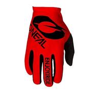 O'Neal | Guantes de Ciclismo y Motocross | MX MTB DH FR Downhill Freeride | Materiales duraderos y Flexibles, Palma ventilada | Guante Matrix | Adulto | Negro Rojo | Talla S