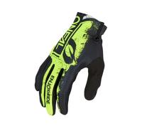 O'NEAL | Guantes de Ciclismo y Motocross | MX MTB DH FR | Materiales duraderos y Flexibles, Parte Superior de la Mano ventilada | Guante Matrix Shocker V.23 | Adulto | Negro Amarillo Neón | Talla XL