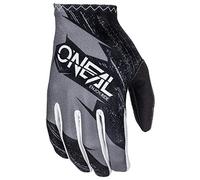 O'NEAL | Guantes de Ciclismo y Motocross | Niños | MX MTB DH FR Downhill Freeride | Materiales duraderos y Flexibles, Palma ventilada | Guante Matrix Youth Burnout | Negro Gris | Talla S