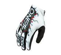 O'NEAL Guantes de dedos completos Matrix Villain blanco S