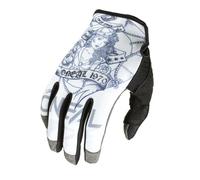 O'NEAL | Guantes MX MTB DH FR Downhill Freeride | Materiales duraderos y Flexibles, sección de la Mano con Nano ventilación | Guante Mayhem Sailor V.22 | Adulto | Blanco | Talla L