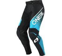 Oneal Hardwear Air Slam Pantalones de motocross, negro/turquesa, Talla 32