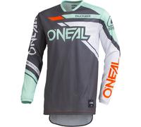 Oneal Hardwear Rizer Camiseta de Motocross, gris-verde, tamaño M para Hombres