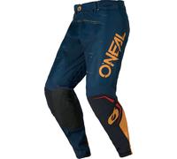 Oneal HARDWEAR SWIPE Pantalones de motocross, azul-naranja, tamaño 30 para Hombres