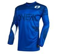 O'Neal | Jersey de Motocicleta | Enduro Motocross | Protección Acolchada para los Codos, Ajuste para una máxima Libertad de Movimiento | Jersey Element Racewear | Adultos | Azul | Talla S