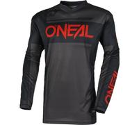 O'Neal Jersey Motocross 2025 Element Racewear Unisex Juvenil Negro Gris Rojo MX