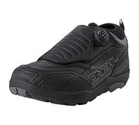 O'Neal Loam SPD Pedal Fahrrad Schuhe Wasserdicht MTB BMX DH FR All Mountain Bike Downhill Sport, 323W, Farbe Schwarz Grau, Größe