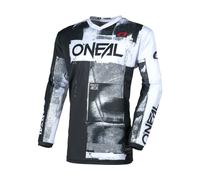 Oneal ELEMENT ROLLER Maillot de motocross, negro-blanco, tamaño 2XL para Hombres