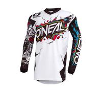 O'NEAL Maillot Element Villain L/S blanco L