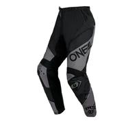 O'NEAL | Maillot Motocross Manga Larga | MX Enduro | Protección Acolchada Codos, Cuello en V, Transpirable | Element Jersey Racewear V.24 | Adulto | Negro Gris | Talla S