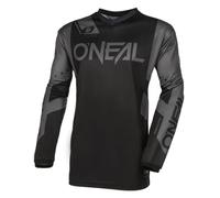 Oneal Element Racewear Maillot de motocross, negro-gris, tamaño M