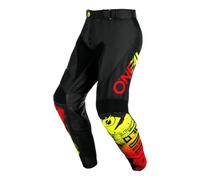 O'NEAL | Maillot Motocross Manga Larga | MX Enduro | Protección Acolchada Codos, Cuello en V, Transpirable | Element Jersey Racewear V.24 | Adulto | Negro Rojo | Talla XXL