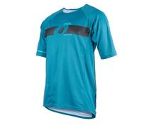 O'NEAL | Maillot MTB DH Downhill FR Freeride | Material Transpirable, Costuras Planas para Mayor Comodidad | Pin it Jersey V.22 | Adulto | Azul petróleo | Talla M