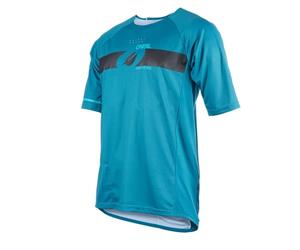 O'NEAL | Maillot MTB DH Downhill FR Freeride | Material Transpirable, Costuras Planas para Mayor Comodidad | Pin it Jersey V.22 | Adulto | Azul petróleo | Talla M