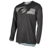 O'NEAL | Maillot MTB DH Downhill FR Freeride | Tejido Transpirable, máxima Libertad de Movimientos | Maillot Element FR Hybrid V.24 | Adulto | Gris