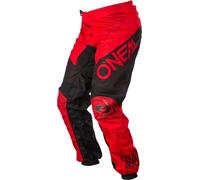 Oneal Matrix Ridewear Pantalones de motocross, negro-rojo, tamaño 32 para Hombres