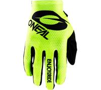 Oneal Matrix Stacked Guantes de Motocross, Amarillo neón, Talla L