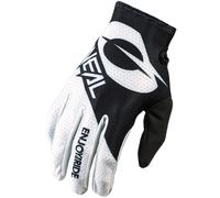 Oneal Matrix Stacked Guantes de Motocross, negro-blanco, tamaño 2XL para Hombres