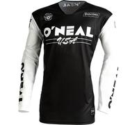 Oneal Mayhem Bullet V.22 Maillot de Motocross, negro-blanco, tamaño S para Hombres