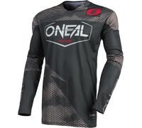 Oneal Mayhem Covert Motocross Jersey, Gris oscuro/gris claro, Talla S