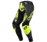 Oneal Mayhem Covert Pantalones de Motocross, gris/amarillo, Talla 28